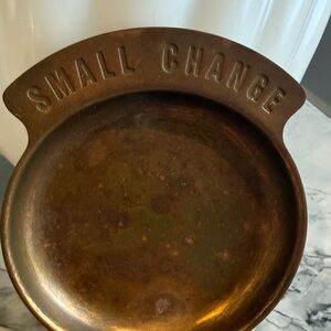 Vintage BRASS Change Tray